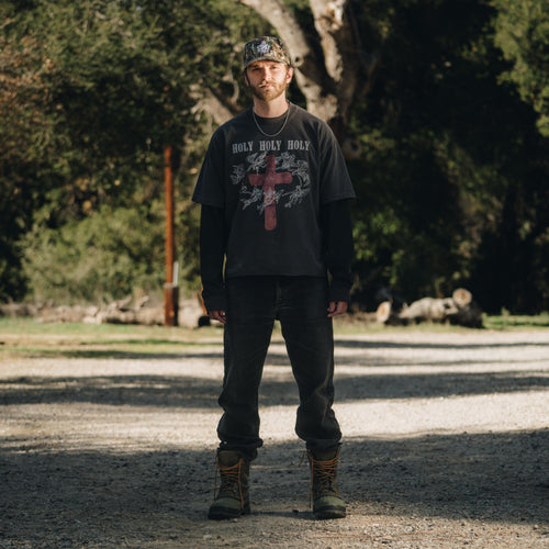 Holy Angels Cropped Tee