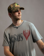 Dither Jesus Cropped Tee