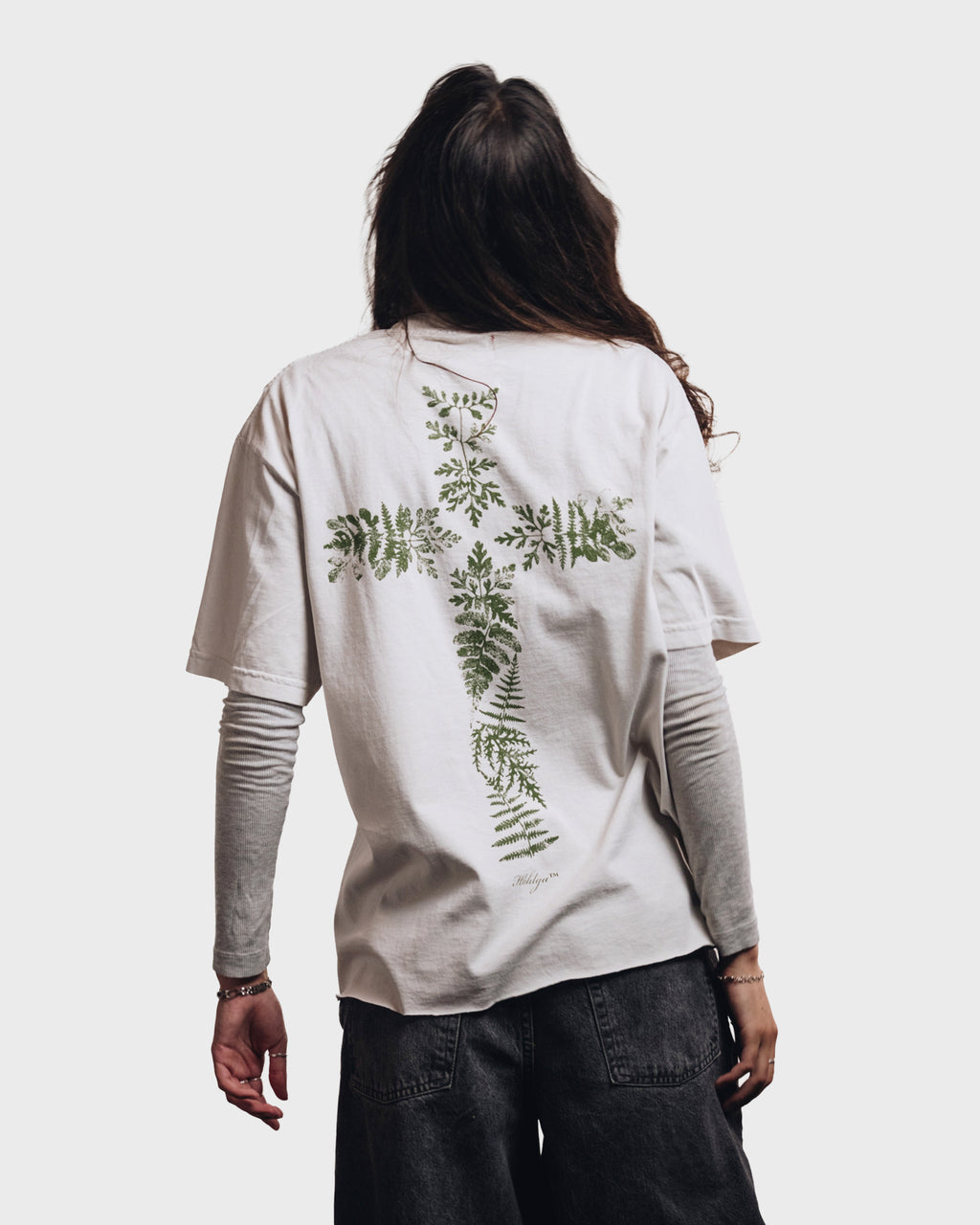 Leaves Cropped Tee