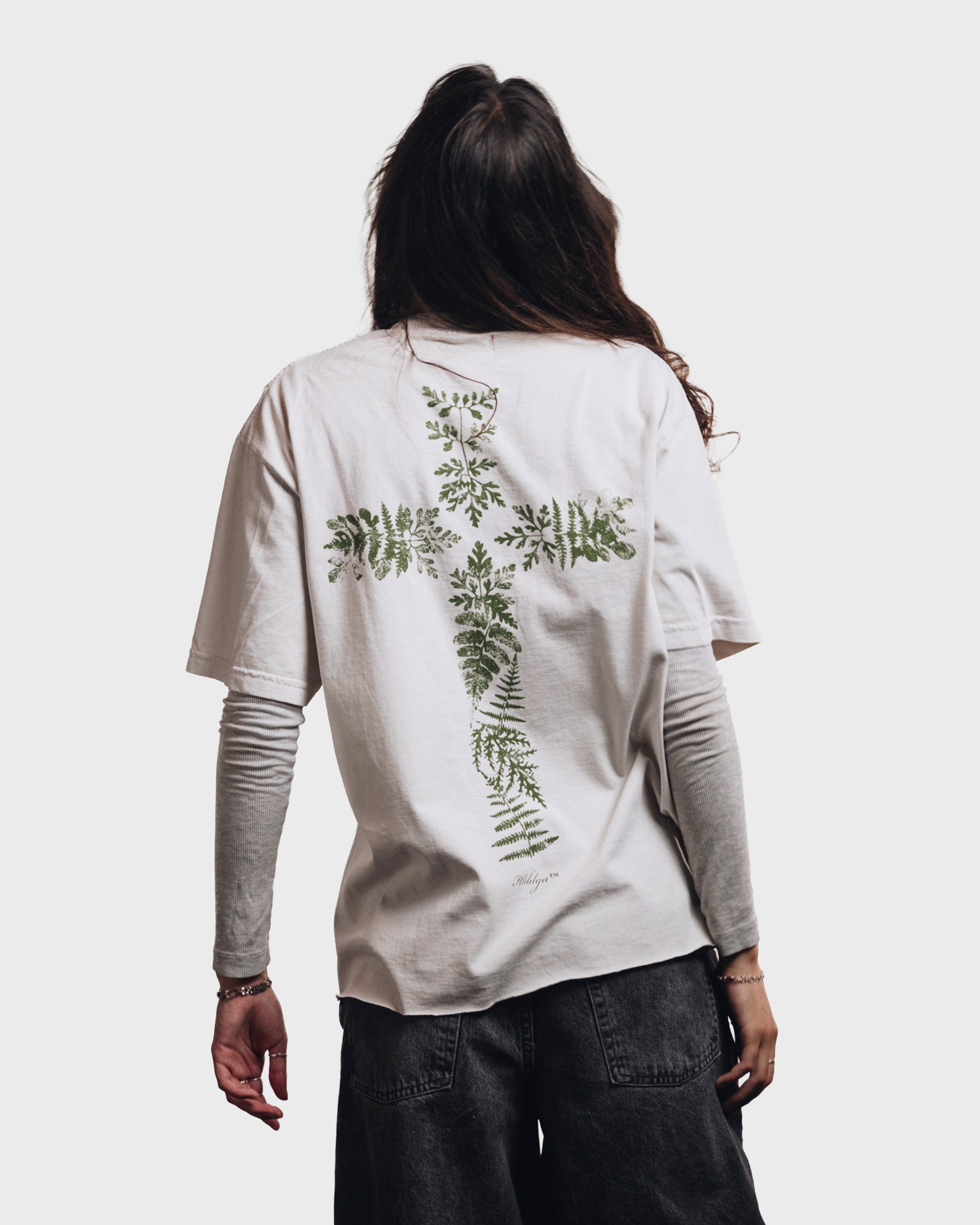 Leaves Cropped Tee