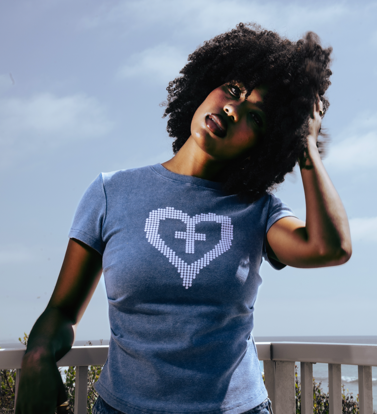 Cross Heart Baby Tee