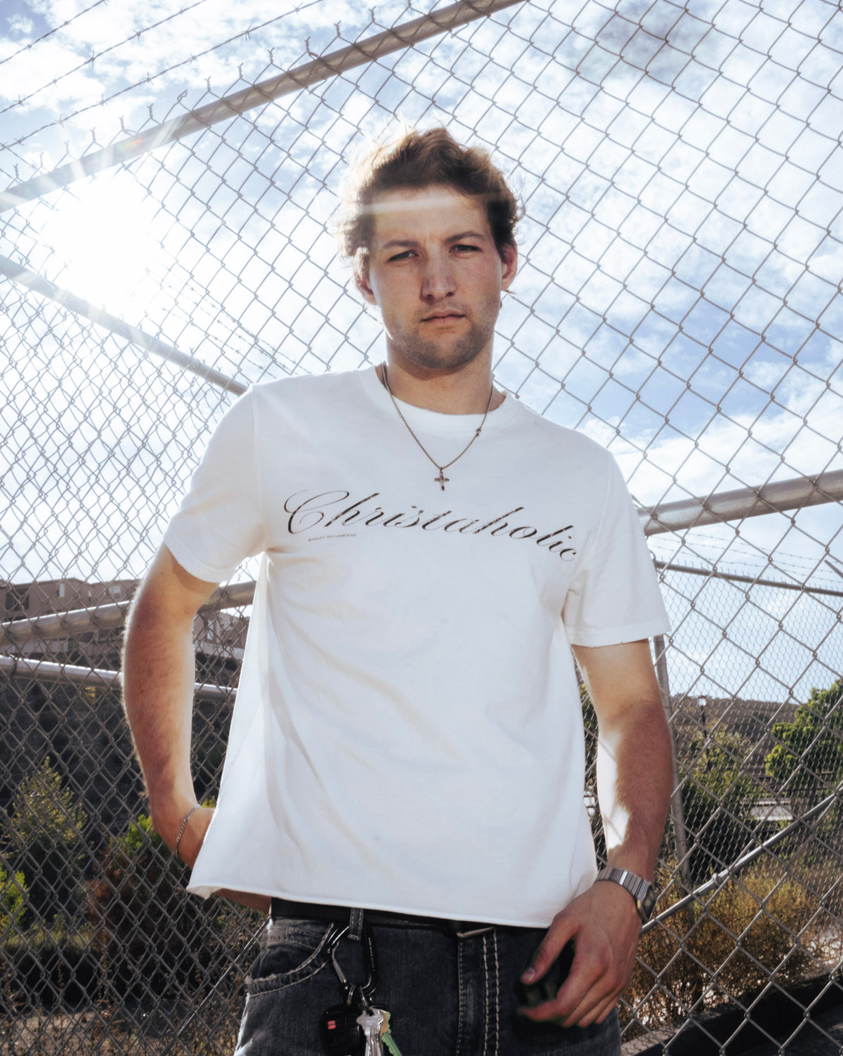 Christaholic Cropped Tee