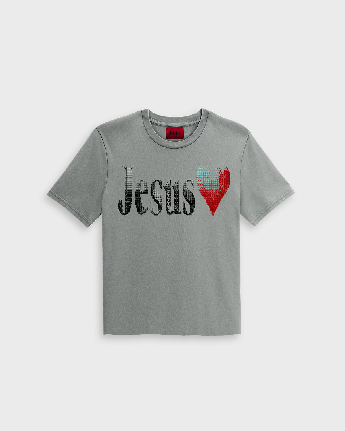Dither Jesus Cropped Tee
