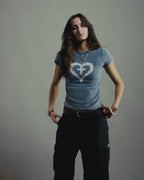 Cross Heart Baby Tee