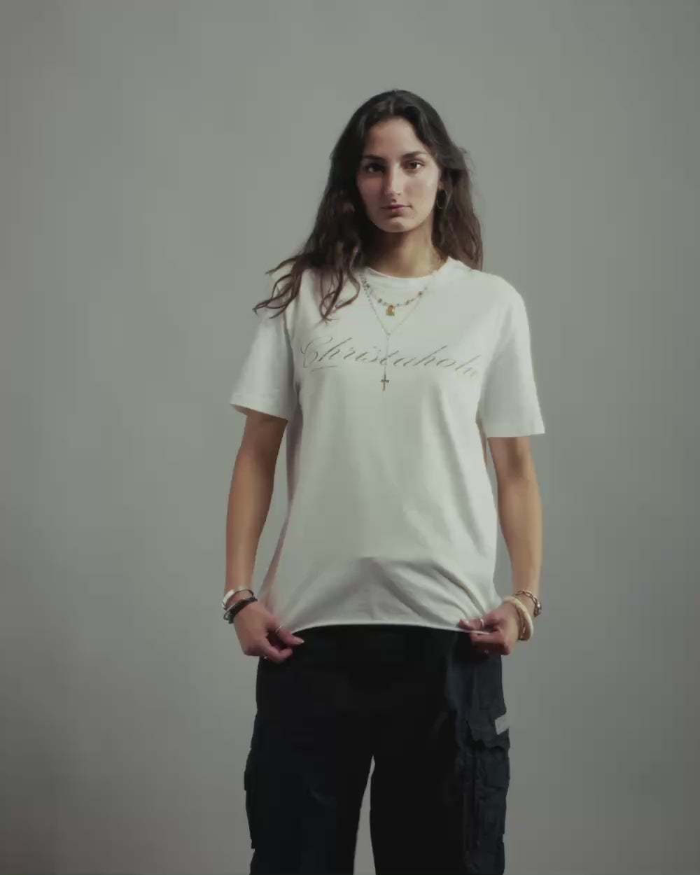 Christaholic Cropped Tee
