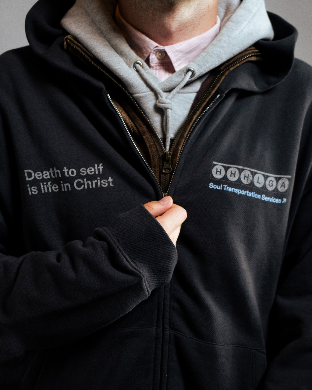 Heaven Bound Zip Hooded Sweatshirt