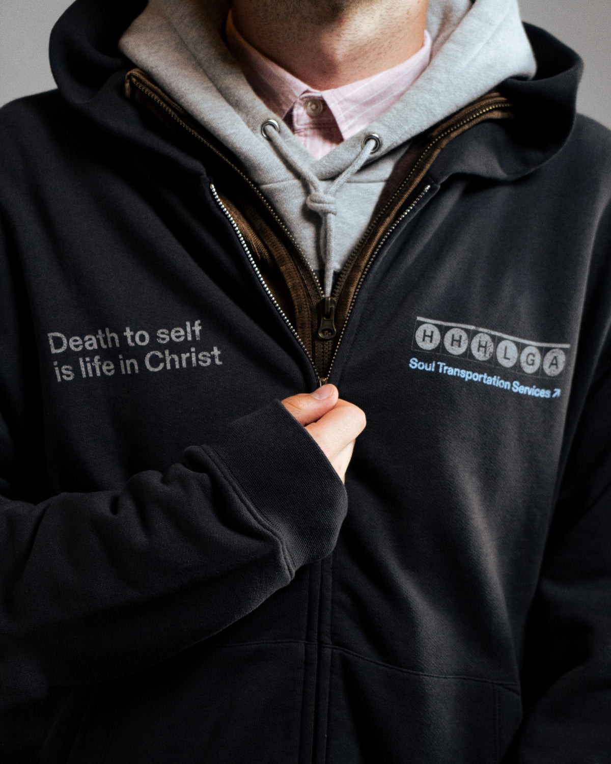 Heaven Bound Zip Hooded Sweatshirt